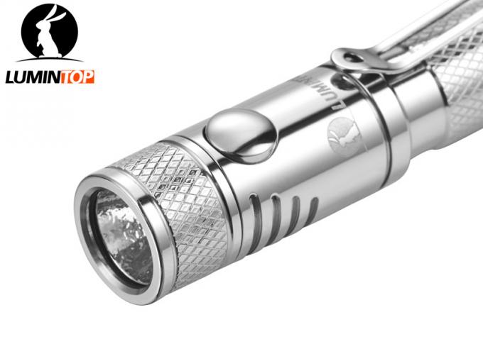 Lanterna elétrica de aço inoxidável com auto - trítio de Lumintop AAA da formiga de Luminlous