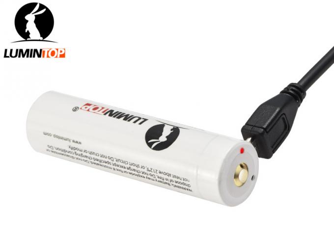 Bateria recarregável de Lumintop Lm34c, bateria recarregável do lítio 3400mAh 18650
