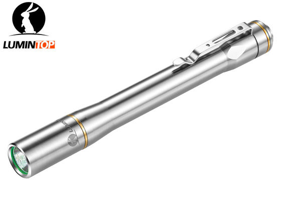 China O Cree do si de Lumintop Iyp365 conduziu a lanterna elétrica com tamanho de aço inoxidável da pena do grampo fornecedor